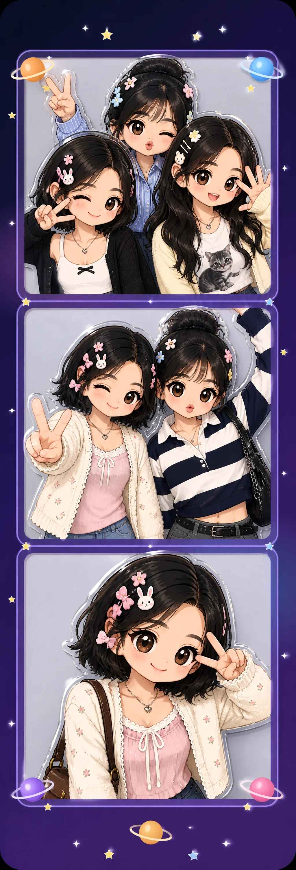 Gaya Chibi Akrilik