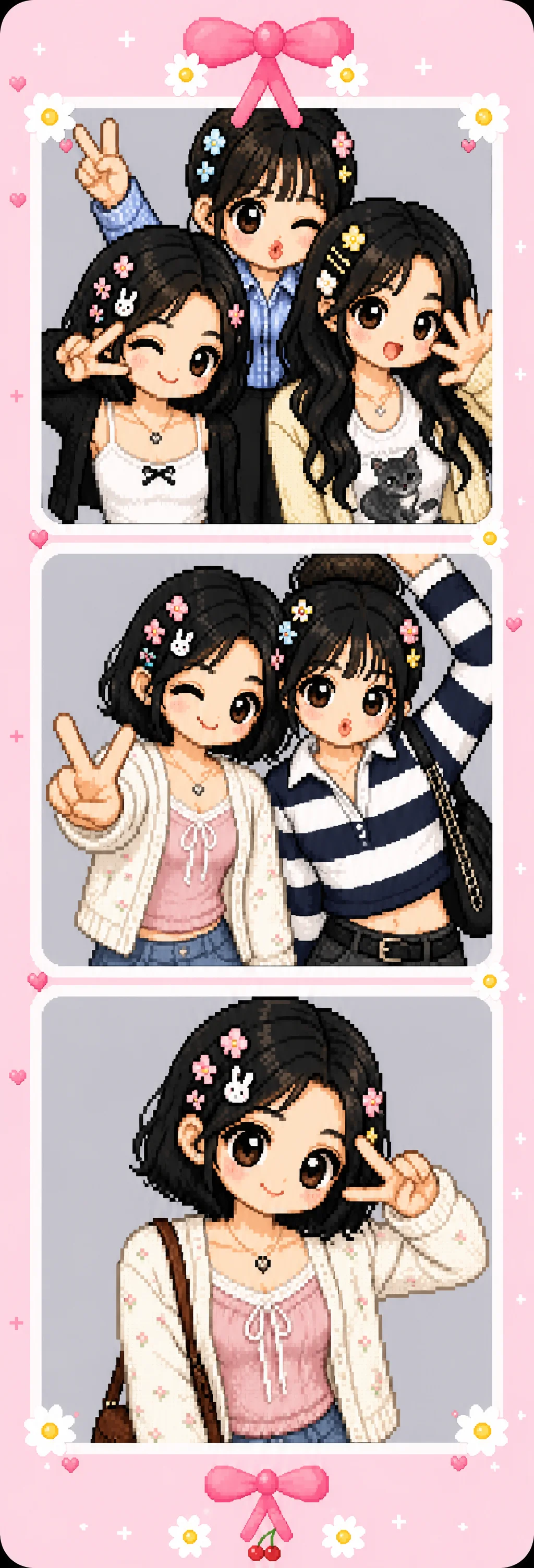 Gaya Chibi Pixel Art
